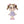 Load image into Gallery viewer, 667 Flor The Mascote Clay Doll for Bow-Center, Jewelry Charms, Accessories, and More
