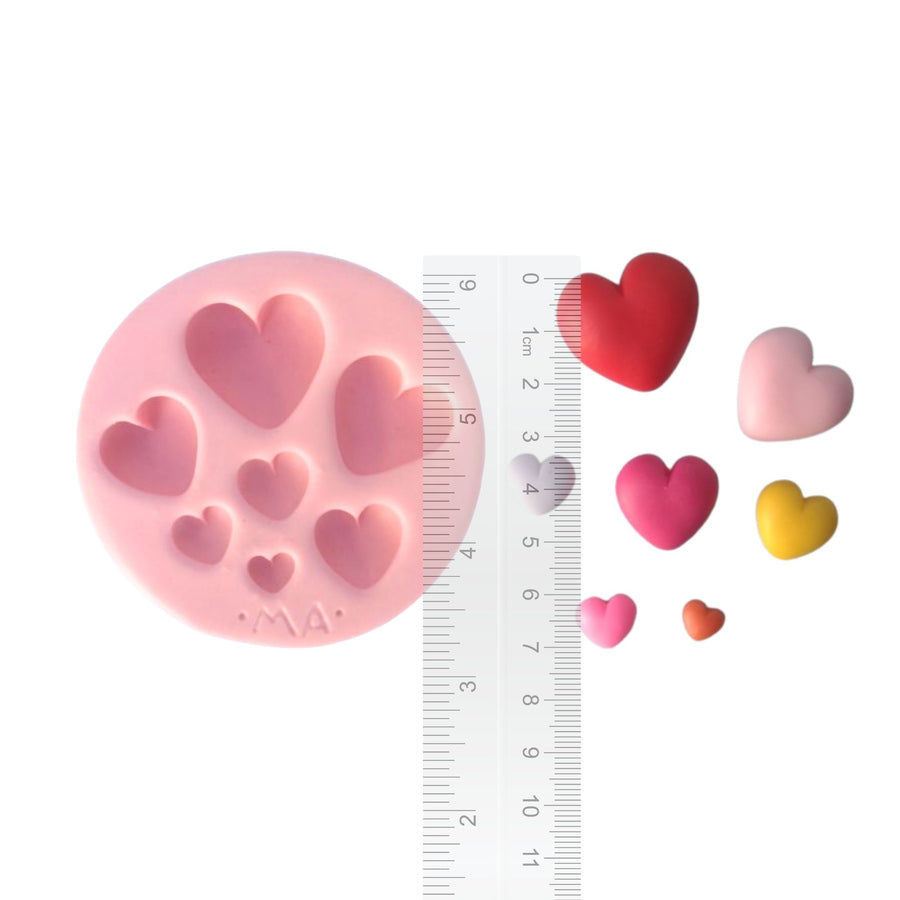 KS #21 Hearts Kit Silicone Mold