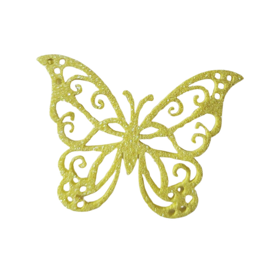 Glitter EVA Wings/Butterflies for Crafts – Set of 6 (2") – DIY Decorations