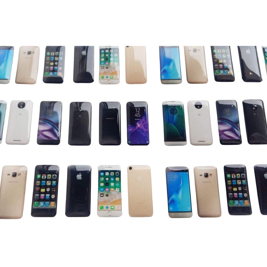 Adhesive Resin Cellphone (M) MNC 13x27mm 18 Pairs