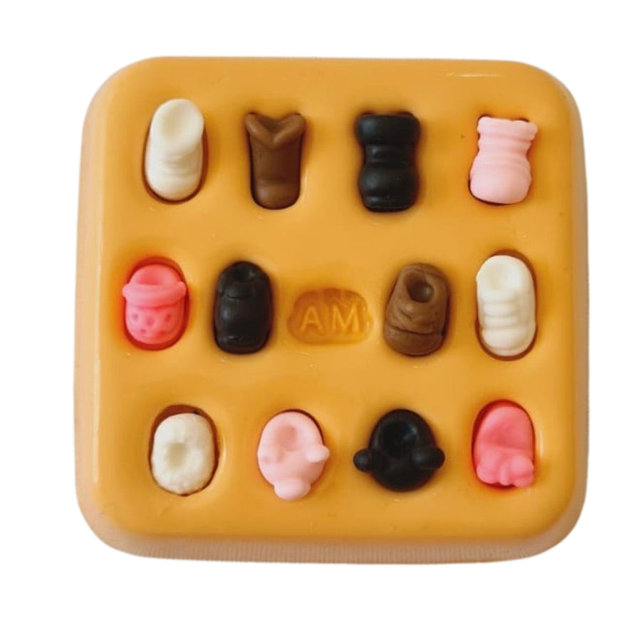 MD #95 Miniature shoes Silicone Mold