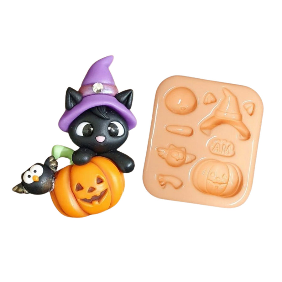 MD #35 Trick or treat silicone mold