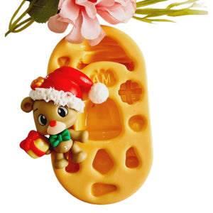 MD #40 Xmas Bear silicone mold
