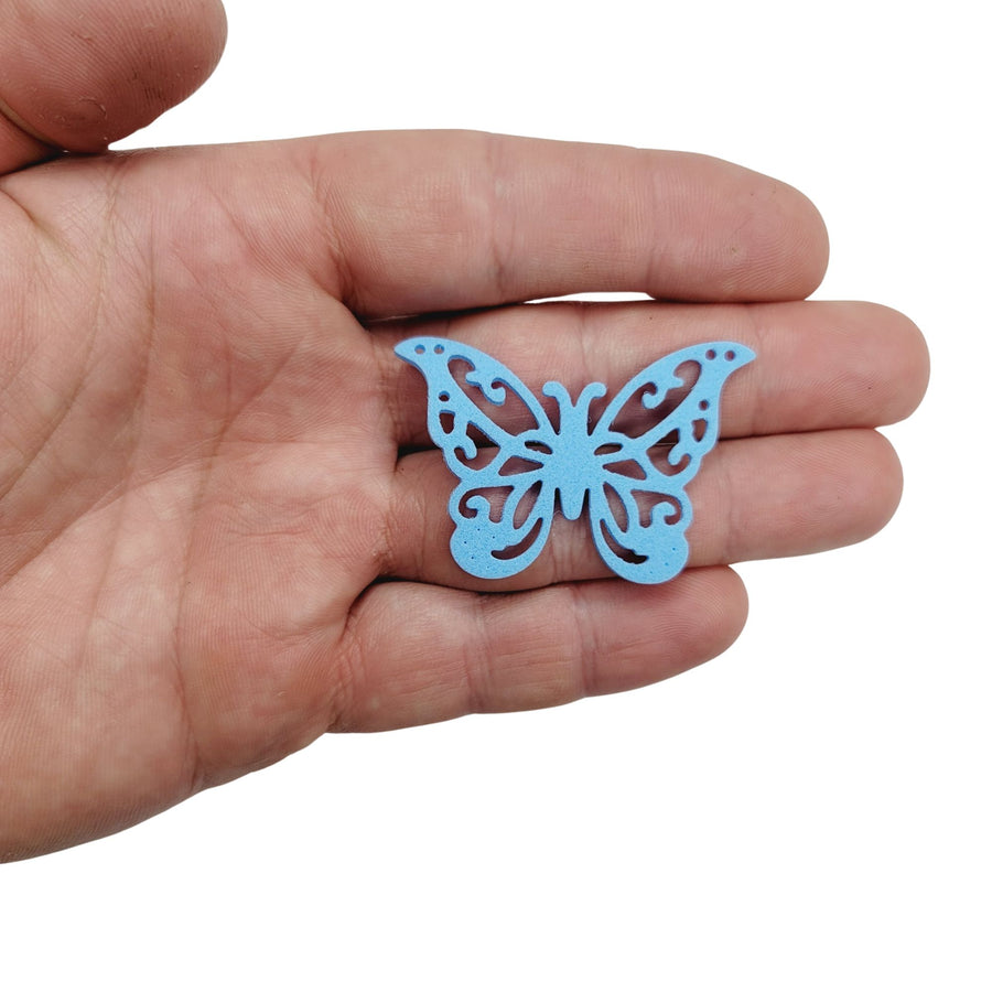 Glitter E.V.A. Foam Wings/Butterflies for Crafts #17 – Set of 5 (1.5" x 2") – DIY Decorations