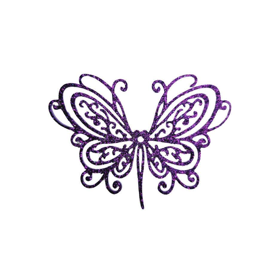 Glitter E.V.A. Foam Wings/Butterflies for Crafts #4 – Set of 5 (3") – DIY Decorations