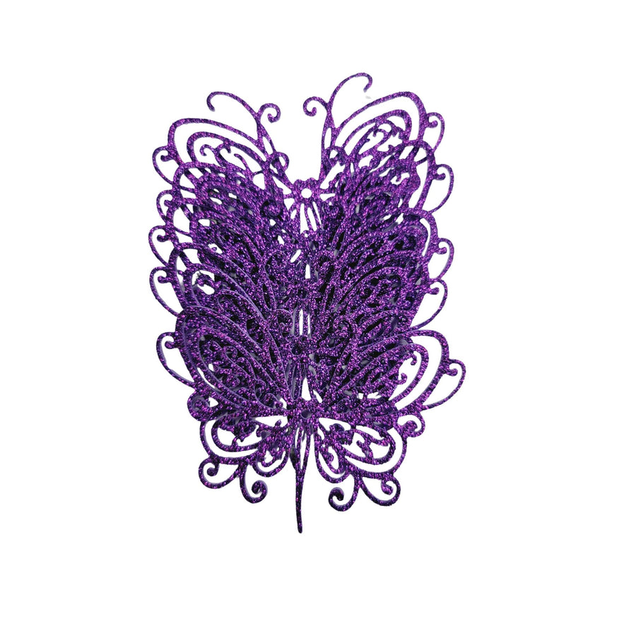 Glitter E.V.A. Foam Wings/Butterflies for Crafts #4 – Set of 5 (3") – DIY Decorations