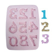 Load image into Gallery viewer, M281 Decorative Numbers  silicone Mold
