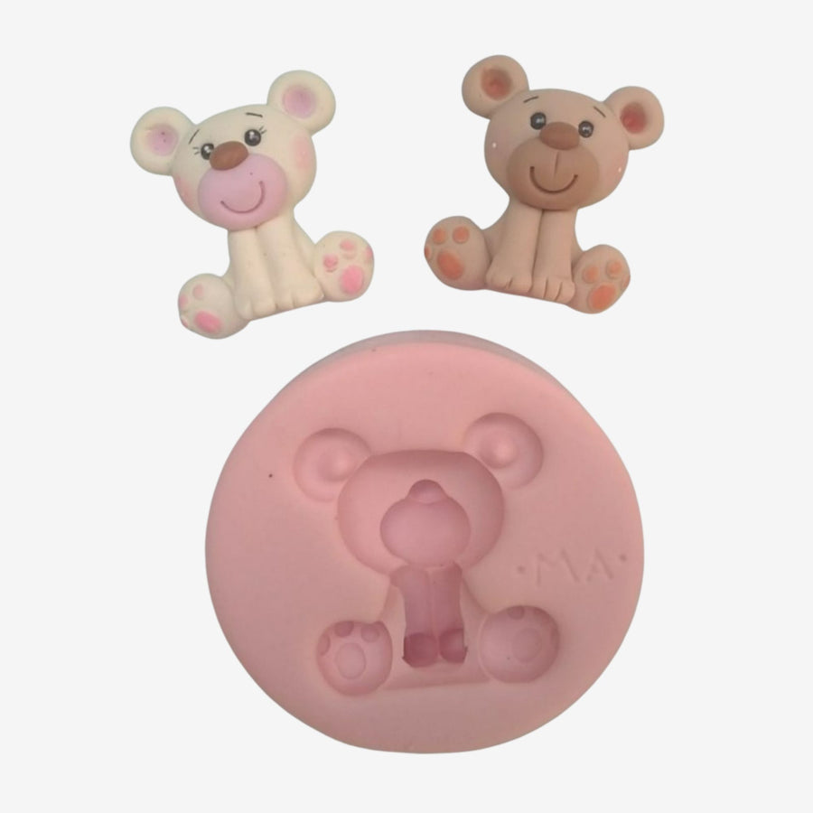 KS #05 Zoo Sitting Bear Silicone Mold