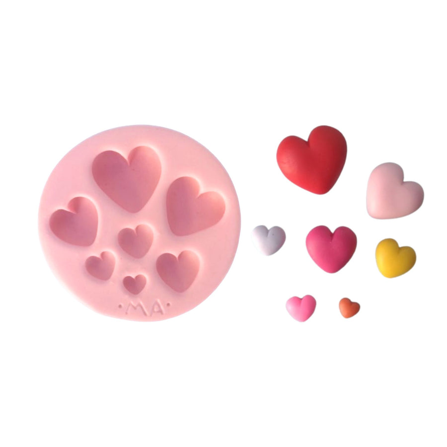 KS #21 Hearts Kit Silicone Mold