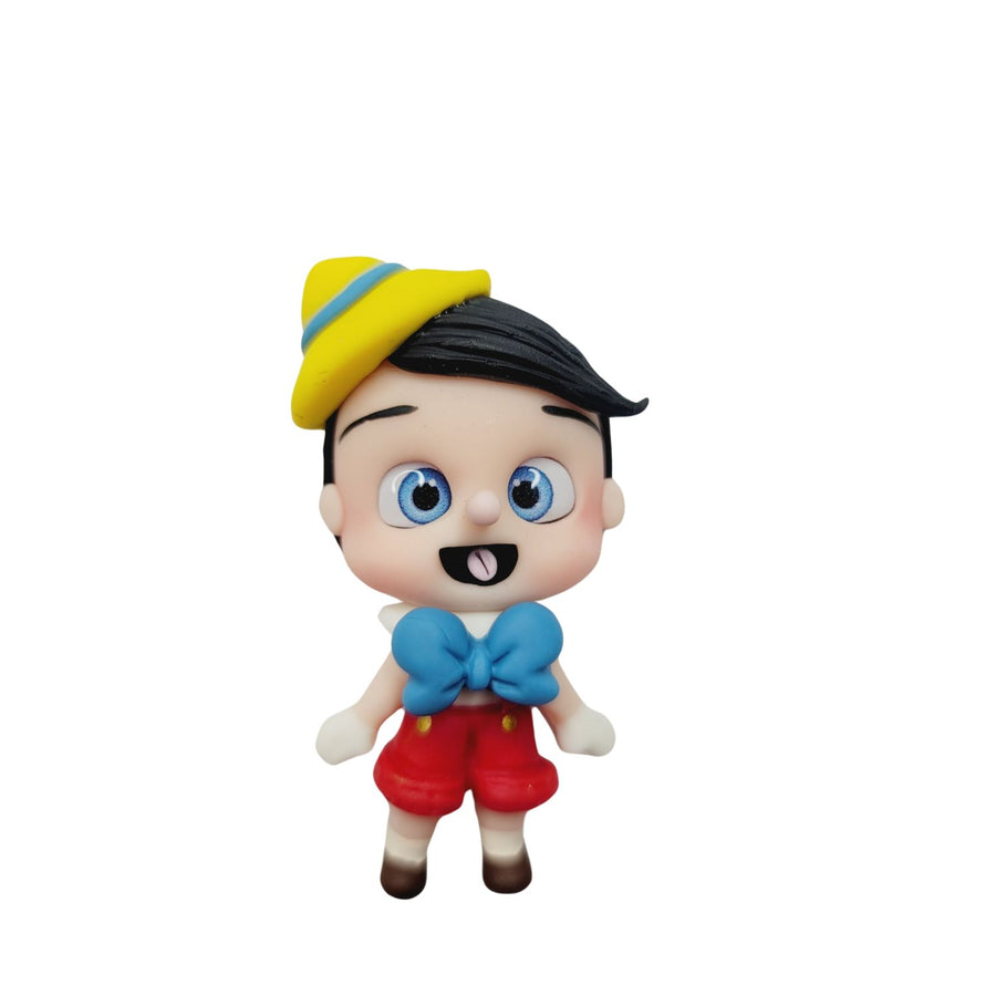 Pinocchio #631 Clay Doll for Bow-Center, Jewelry Charms, Accessories, and More