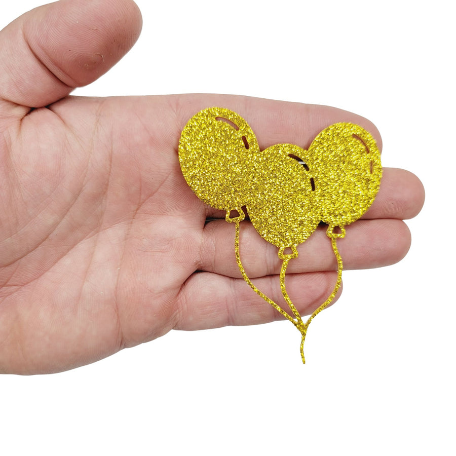 Glitter E.V.A. Foam Balloons for Crafts #2 – Set of 5 (3"x3.8") – DIY  Decorations