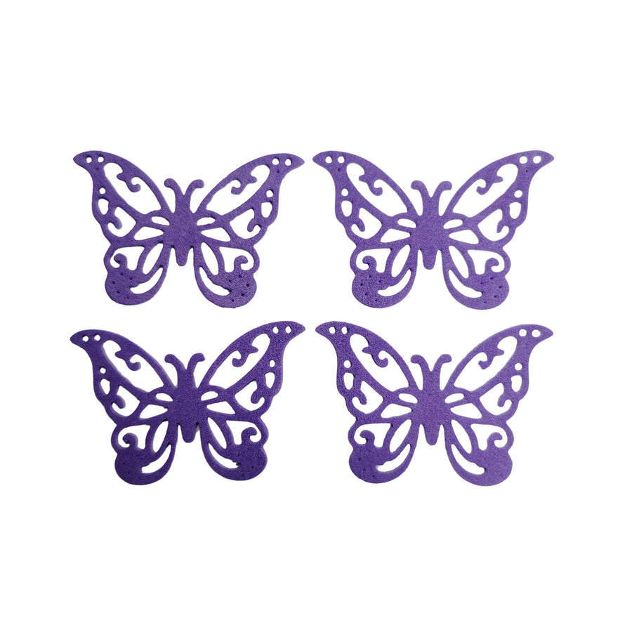 Glitter E.V.A. Foam Wings/Butterflies for Crafts #17 – Set of 5 (1.5" x 2") – DIY Decorations