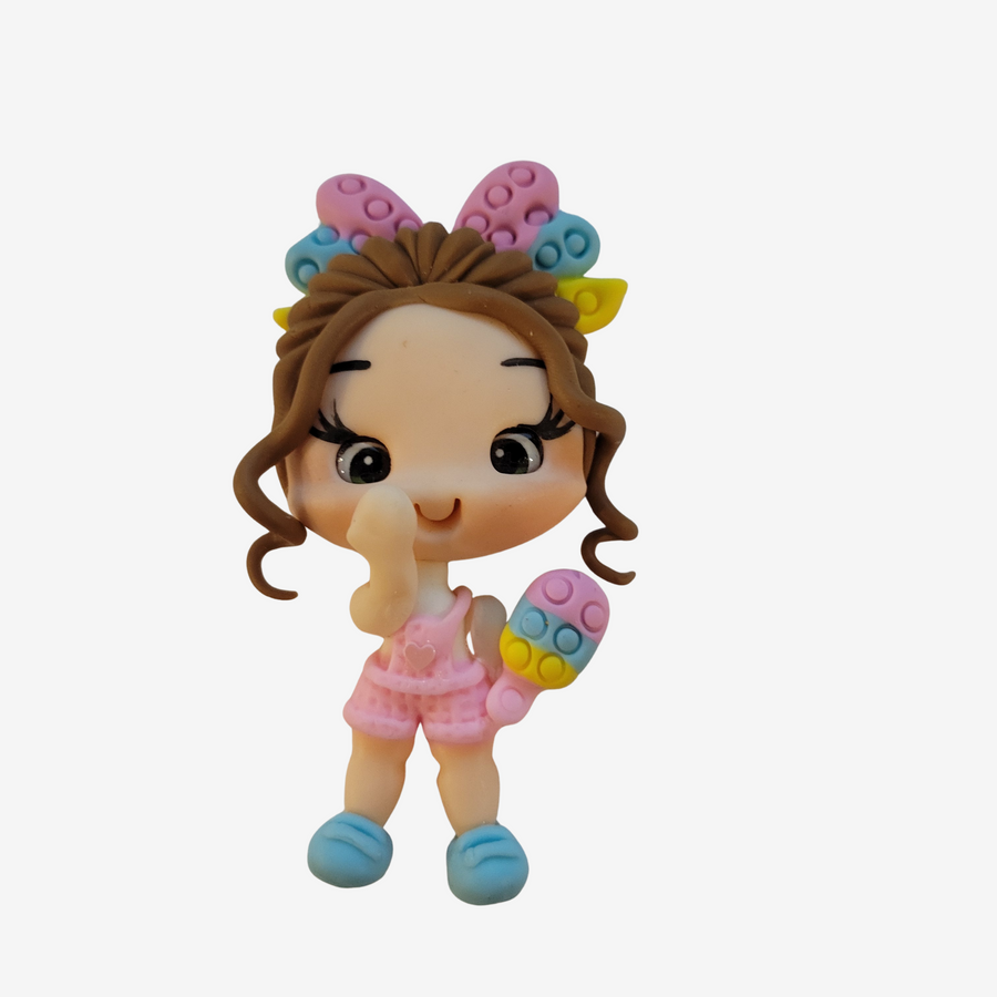 728 Belle Clay Doll for Bow-Center, Jewelry Charms, Accessories, and More