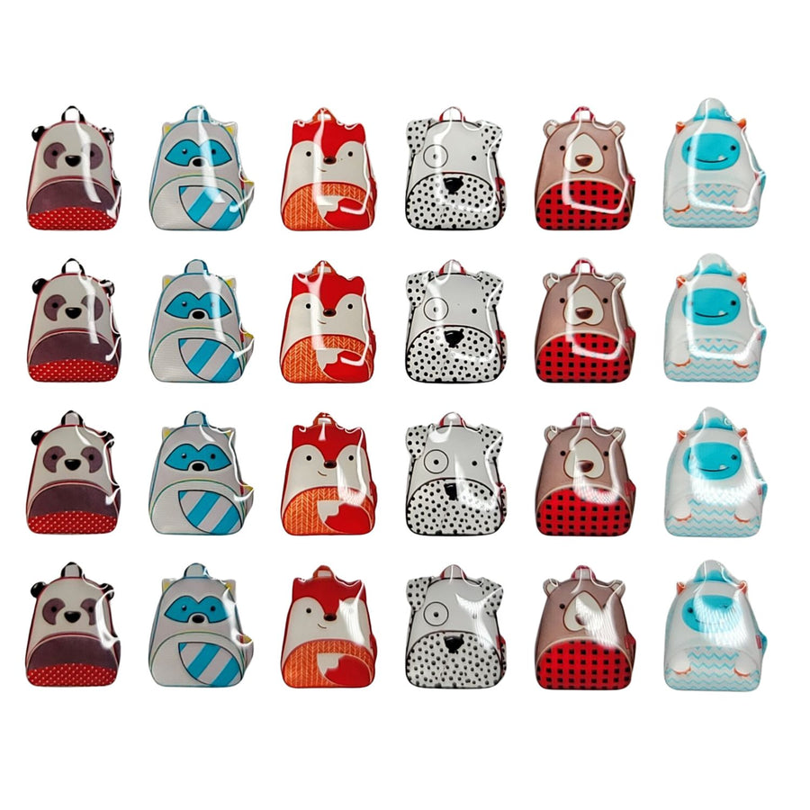 Adhesive Resin Backpack #3 for Clays Multicolor  24UN - 1.5 cm