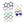 Load image into Gallery viewer, E.V.A. Various Glasses for Crafts (set of 10) - 0.75&quot;-1.5&quot; (in) - Mixed Colors
