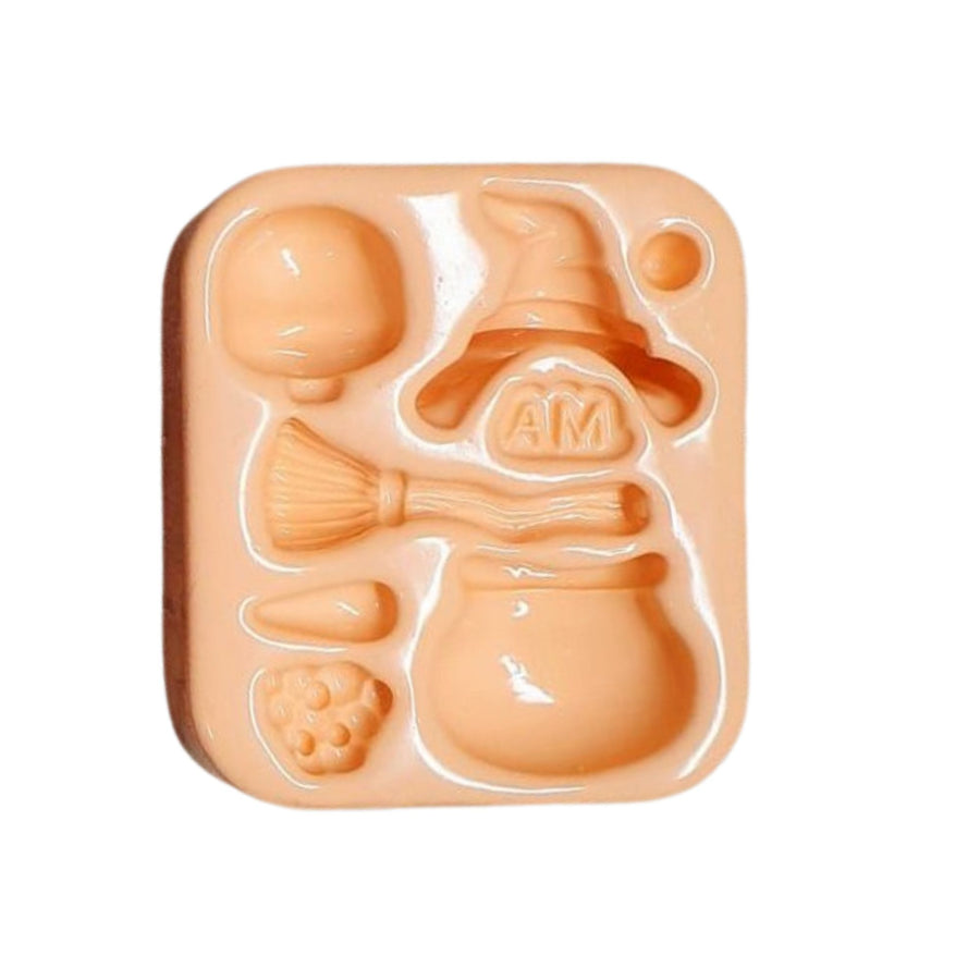 MD #33 Little witch silicone mold
