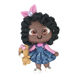 147 b Tiara Clay Doll for Bow-Center, Jewelry Charms, Accessories, and More