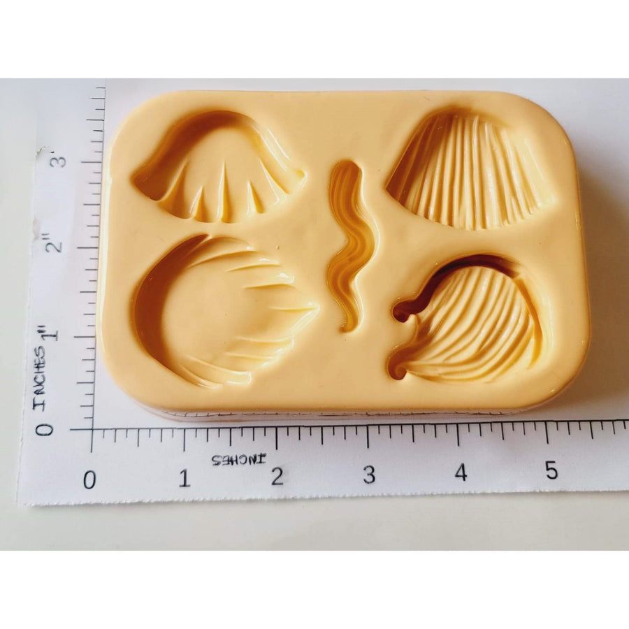 MD #03 Hair Styles 3  Silicone Mold