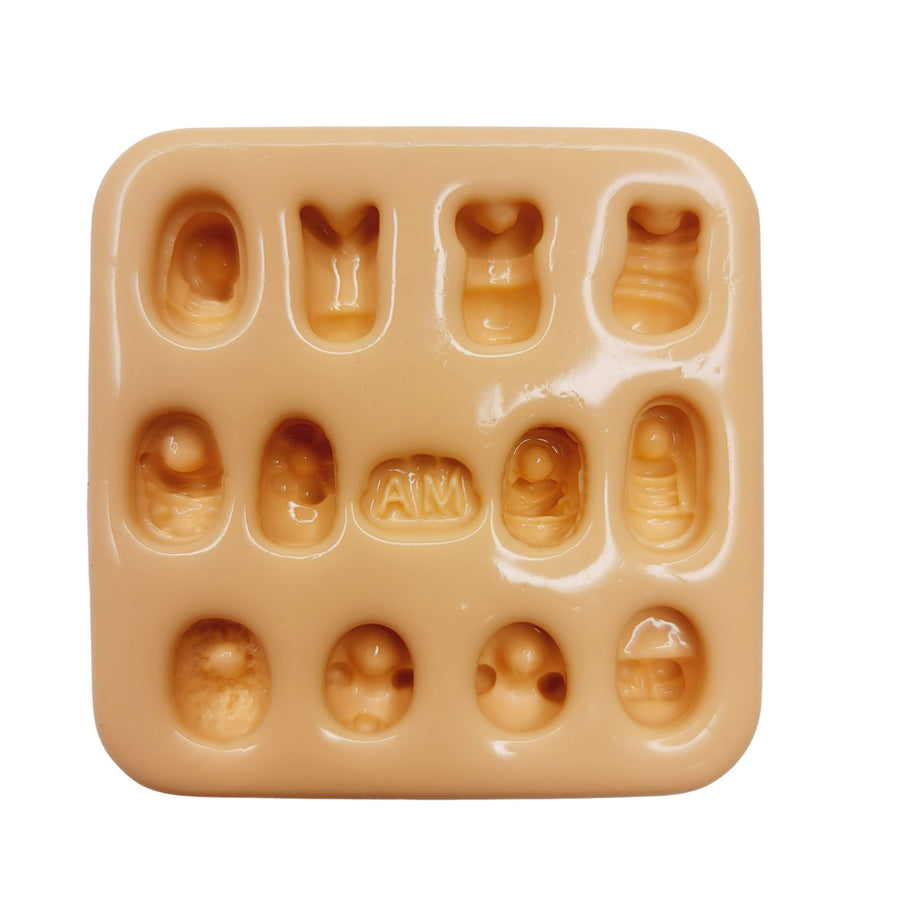 MD #95 Miniature shoes Silicone Mold