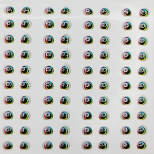 Adhesive Resin Eyes for Clays Multicolor STY C-003 Chiquito 40Pairs