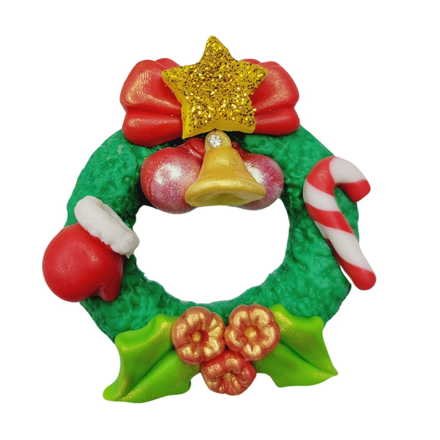 MD #38 Xmas wreath silicone mold