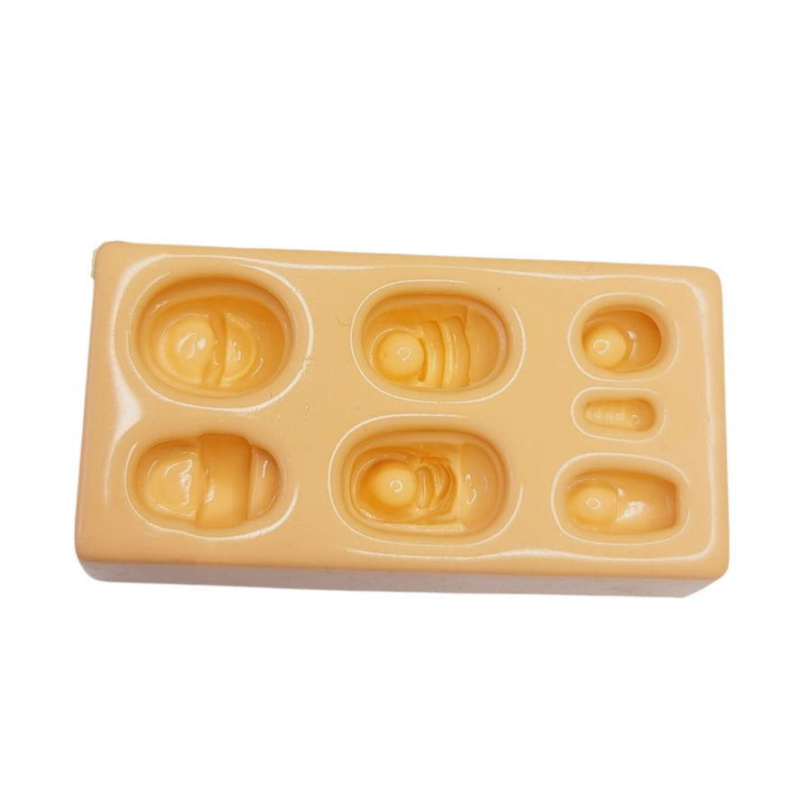 MD #23 Cake Topper Shoes Silicone Mold