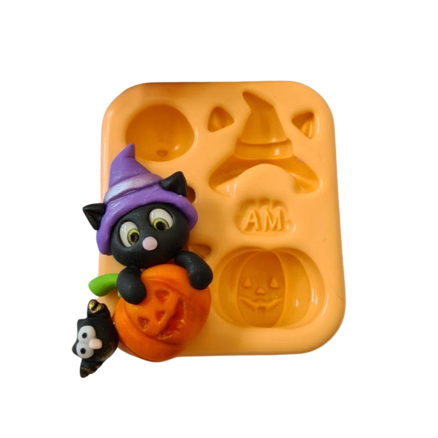 MD #35 Trick or treat silicone mold