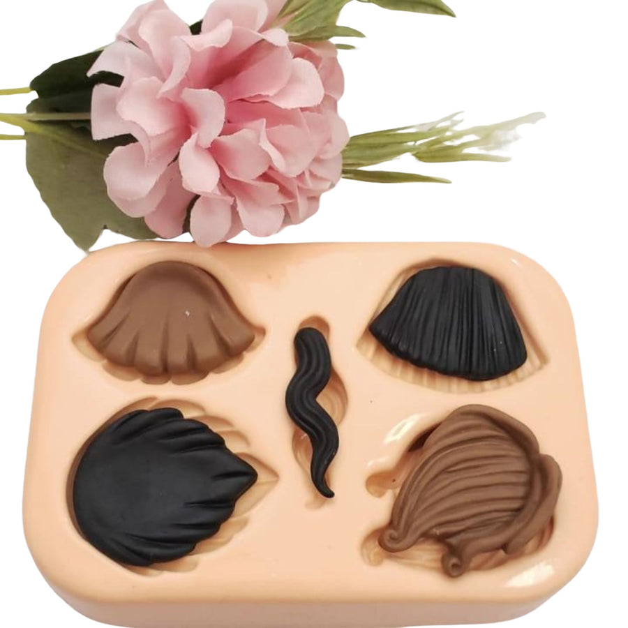 MD #03 Hair Styles 3  Silicone Mold