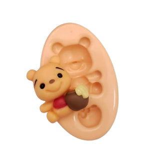 MD #12 Mini Pooh Silicone Mold