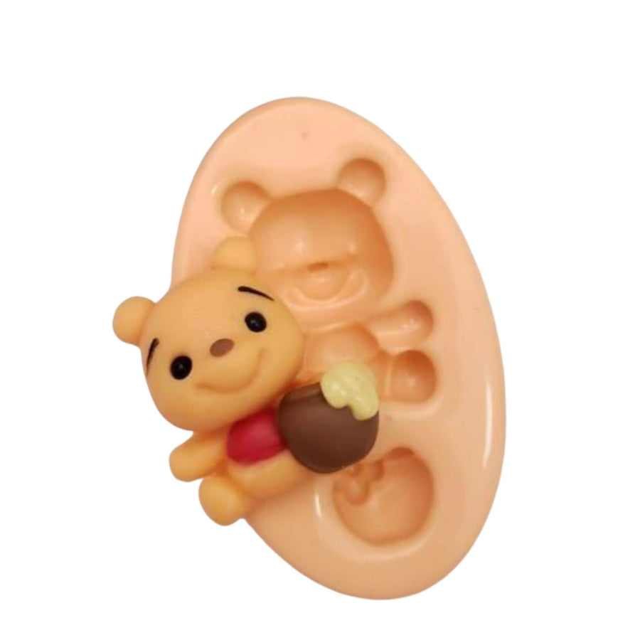MD #12 Mini Pooh Silicone Mold