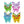 Load image into Gallery viewer, E.V.A. Foam Wings/Butterflies for Crafts #2 – Set of 5 (3&quot;) – DIY Decorations
