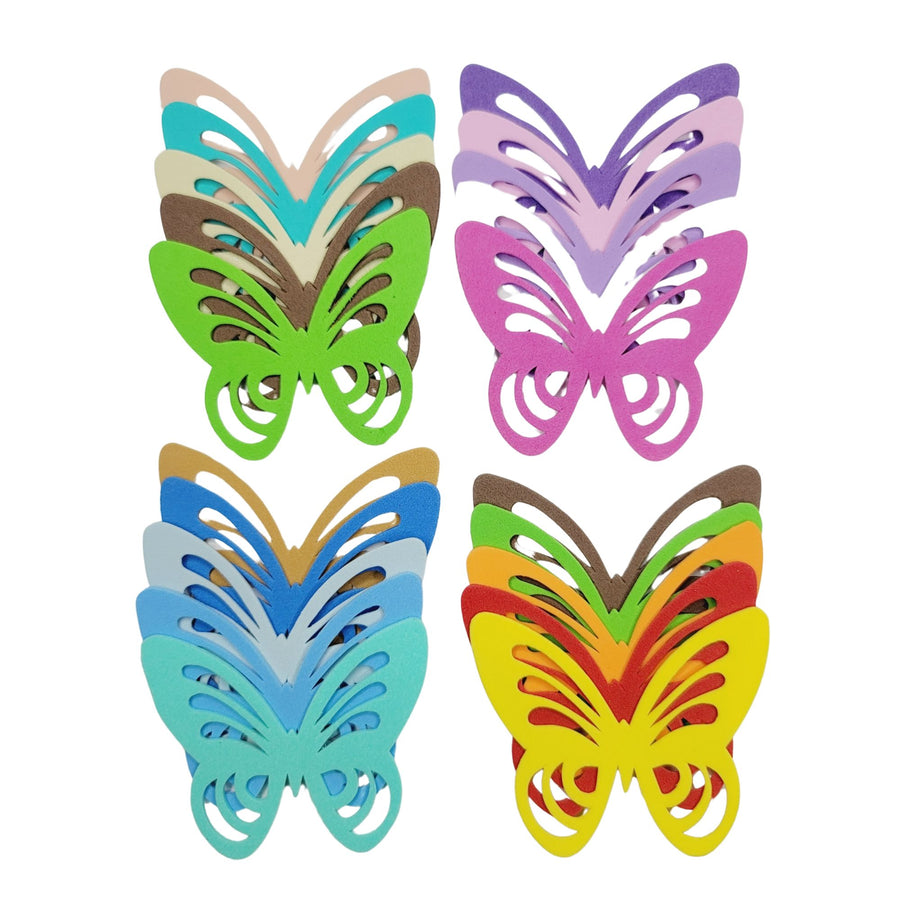 E.V.A. Foam Wings/Butterflies for Crafts #2 – Set of 5 (3") – DIY Decorations