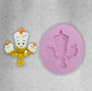 Cute Candelabra Silicone Mold 542 MA