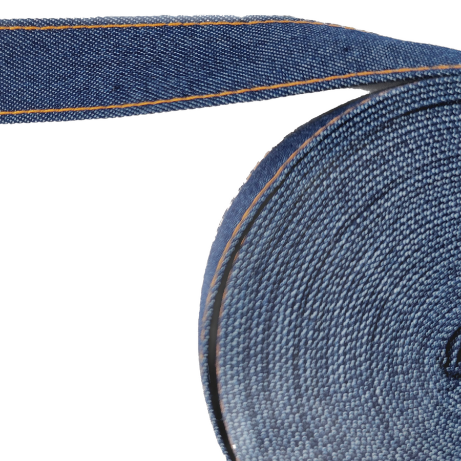 Real Denim Ribbon - Sold by the Yard