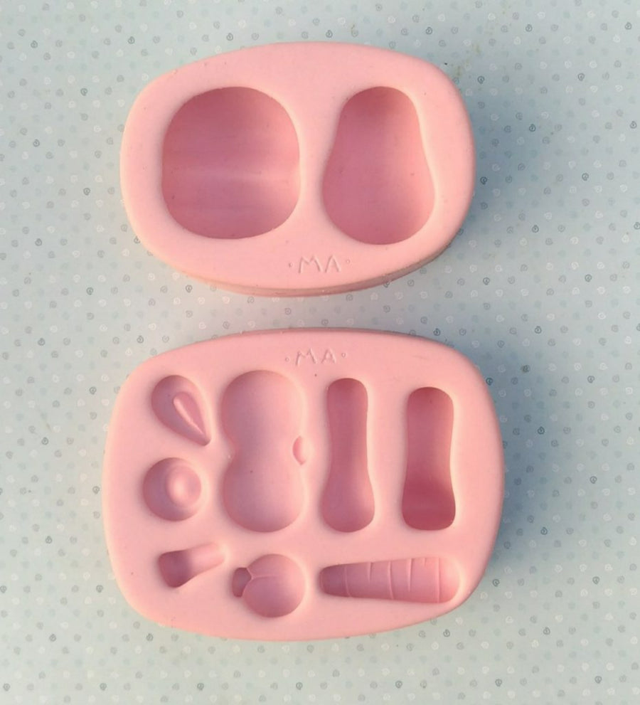 Mega Cute Animals Universal 3D Silicone Mold 150 MA