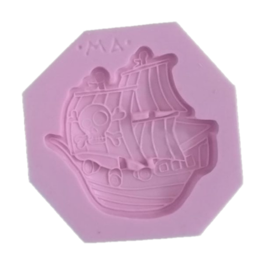 Pirate Boat Silicone Mold 097 MA