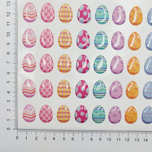 Adhesive Resin Easter Eggs (M) MNC 55 Units