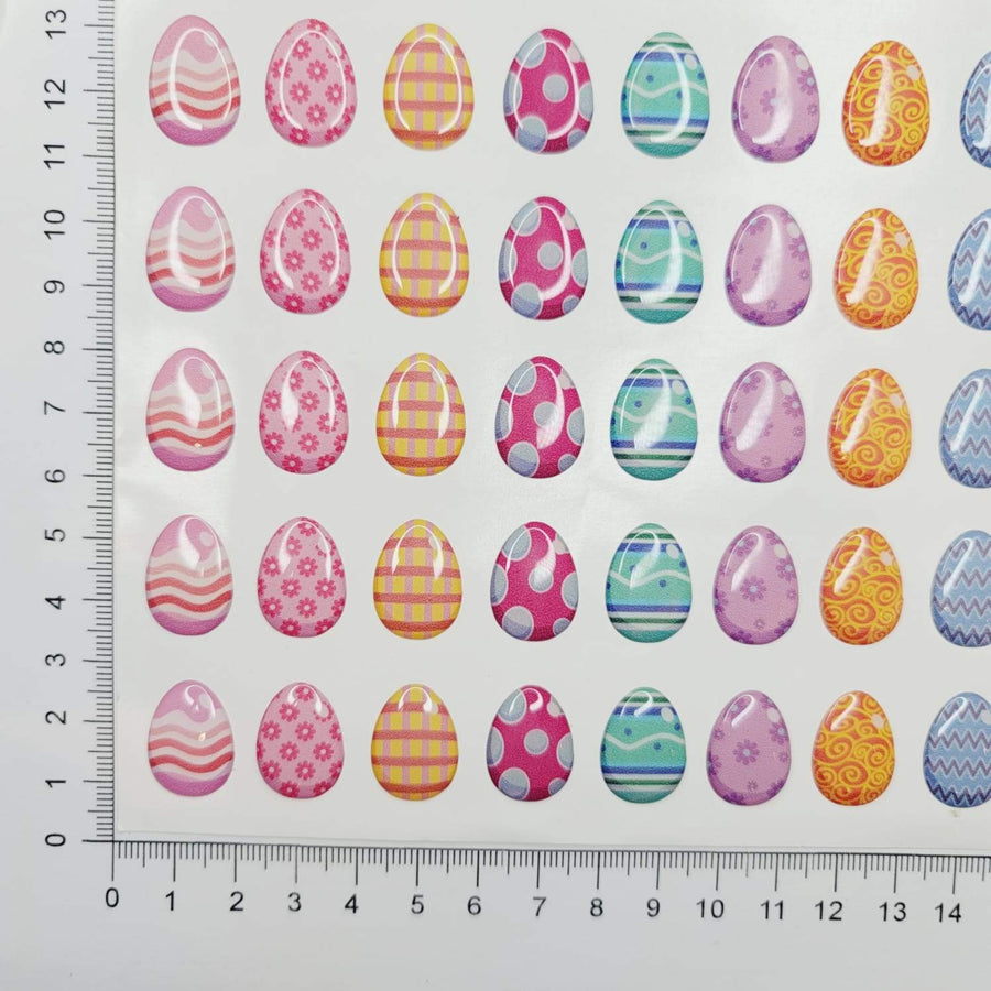 Adhesive Resin Easter Eggs (M) MNC 55 Units