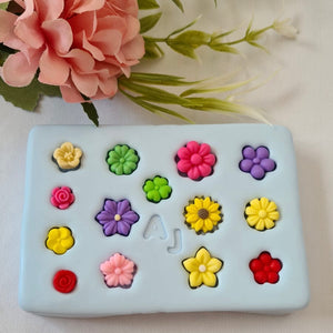 AJ #53 Mini flowers silicone mold