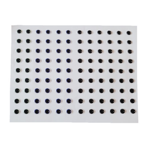 Adhesive Resin Eyes for Clays Multicolor MNC 430A-P 54 Pairs