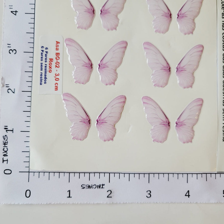 Adhesive Resin Wings for Clays (set of 4) MNC 3.0 cm