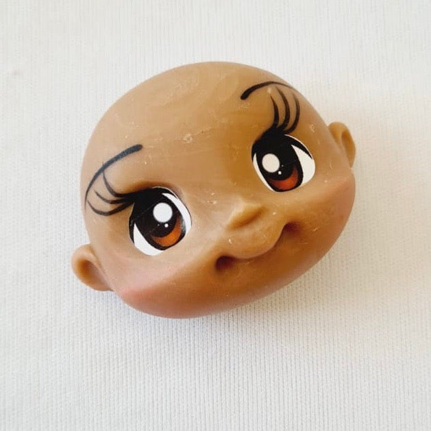 MD #84 Cute Love Cake top head with mouth Silicone Mold
