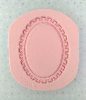 Oval Frame Silicone Mold 147 MA