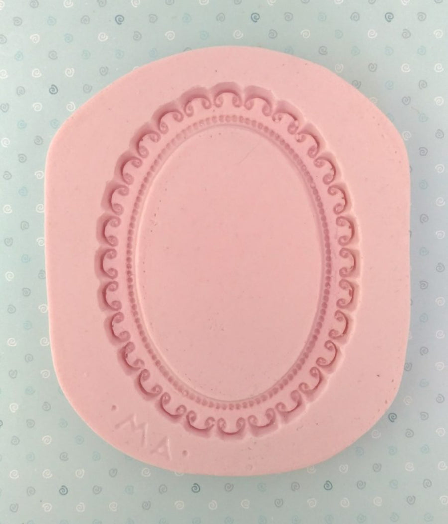 Oval Frame Silicone Mold 147 MA