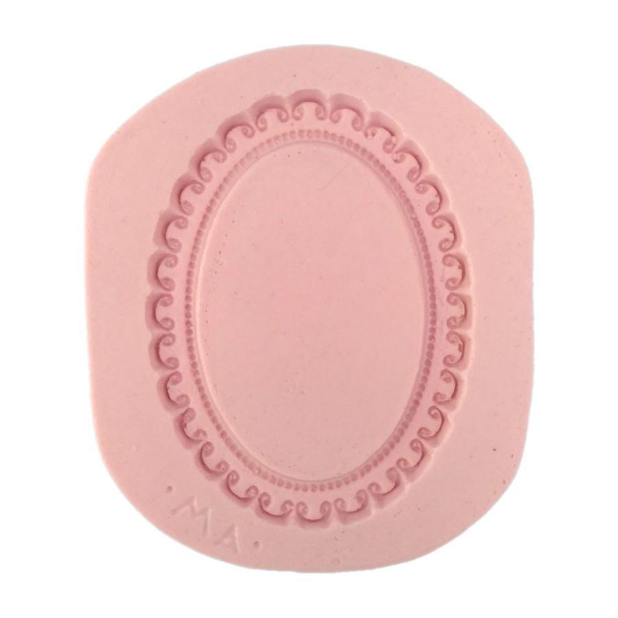 Oval Frame Silicone Mold 147 MA