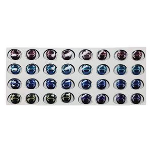 Adhesive Resin Eyes for Clays Multicolor STY R076 G 16Pairs
