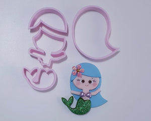 Mermaid Craft Plastic Cutters - F.R. (Medium)