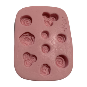 Miniature Bridal Floral Bouquet Silicone Mold 158 MA