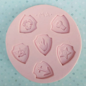 Animal Patrol Symbols Silicone Mold 237 MA