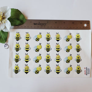 Adhesive Resin Cute Bee (M) MNC 28mm (H) 28 units